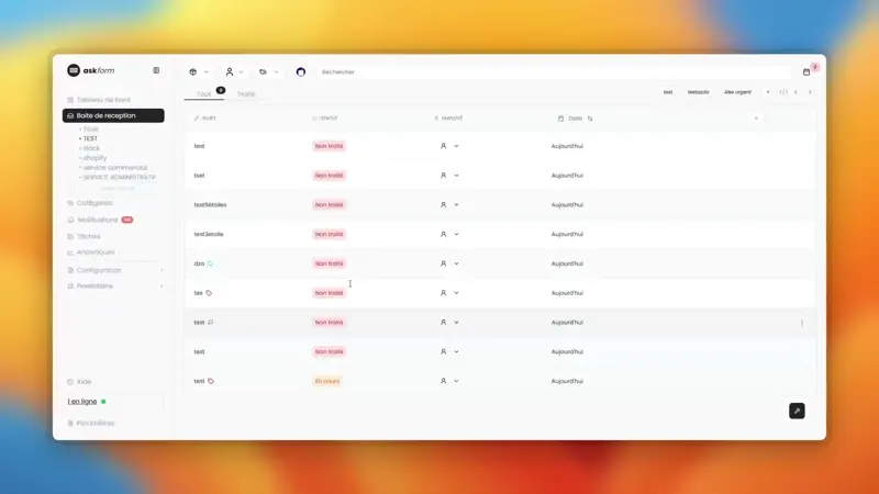 Askform feature 3