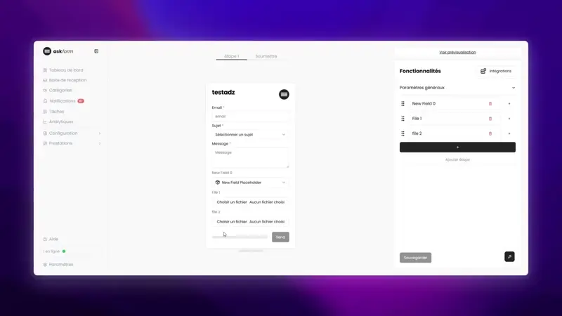 Askform feature 2